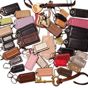 Huge Lot Coach Key Fobs + Dooney, Fossil, Juicy Couture